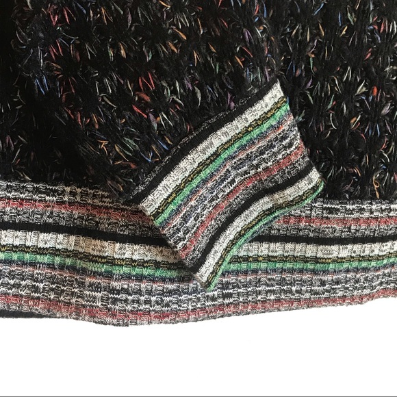 Multicolored Thread Crop Sweater Size S - Picture 6 of 8